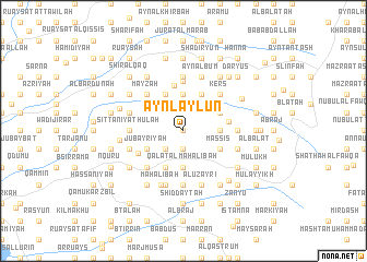 map of ‘Ayn Laylūn