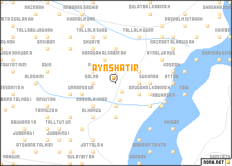 map of ‘Ayn Shāţir