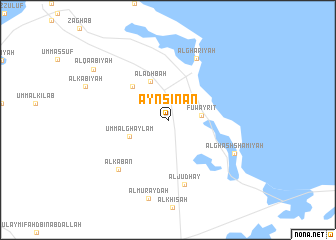 map of ‘Ayn Sinān