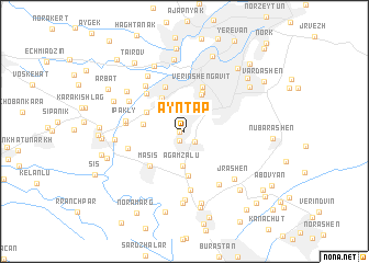 map of Ayntʼapʼ