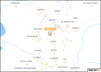 map of ‘Aynūn