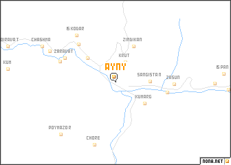 map of Ayny