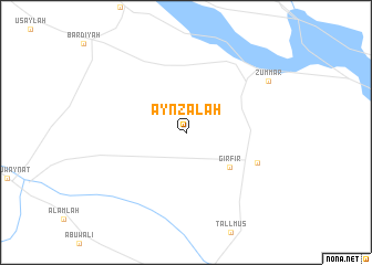 map of ‘Ayn Zālah