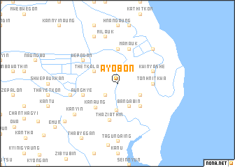 map of Ayobon