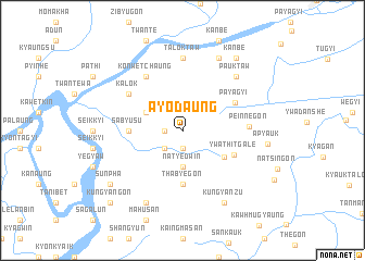 map of Ayodaung