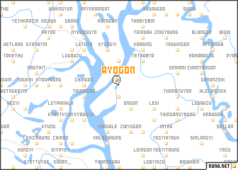 map of Ayogon