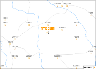 map of Ayoguri