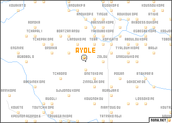 map of Ayolé