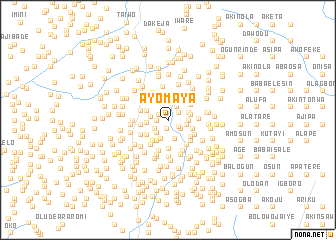 map of Ayomaya