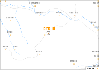 map of Ayoma