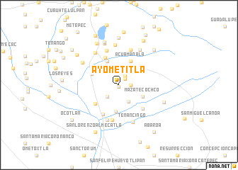 map of Ayometitla