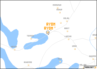 map of Ayom
