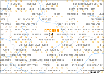 map of Ayones