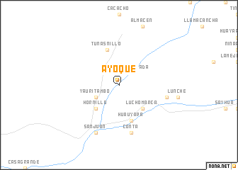 map of Ayoque