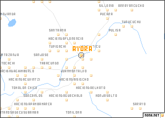 map of Ayora