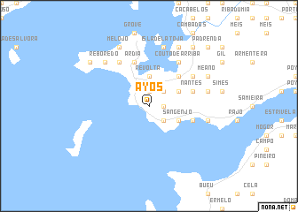 map of Ayós