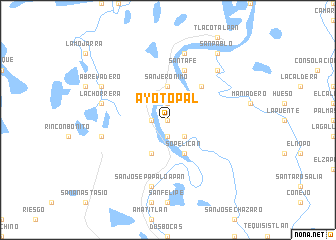 map of Ayotopal