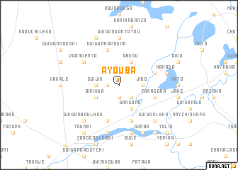 map of Ayouba