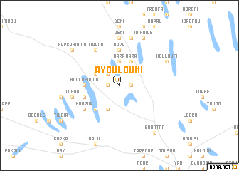 map of Ayouloumi