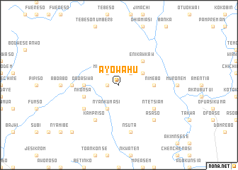 map of Ayowahu