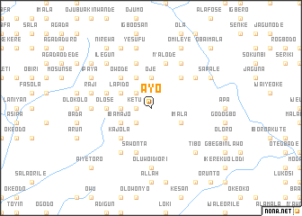 map of Ayo