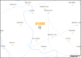 map of Ayran