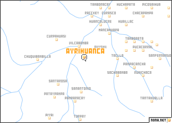 map of Ayrihuanca