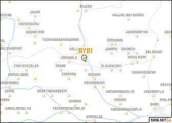 map of Āyrī