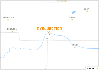 map of Ayr Junction