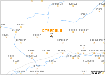 map of Ayşeoğlu