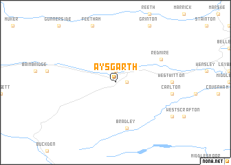 map of Aysgarth