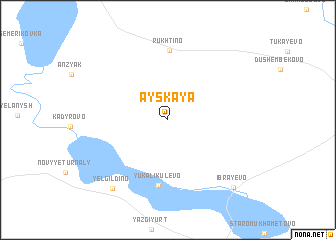 map of Ayskaya