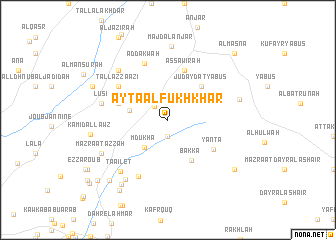 map of ‘Aytā al Fukhkhār