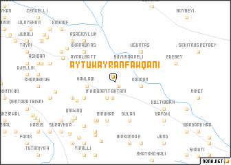 map of Aytuwayrān Fawqānī
