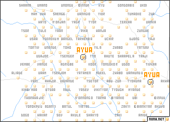 map of Ayua