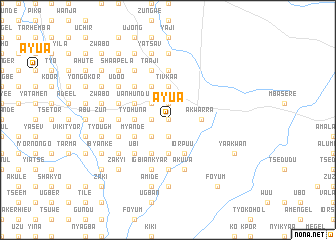 map of Ayua