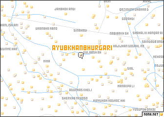 map of Ayūb Khān Bhurgari
