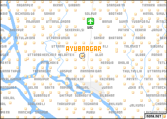 map of Ayubnagar