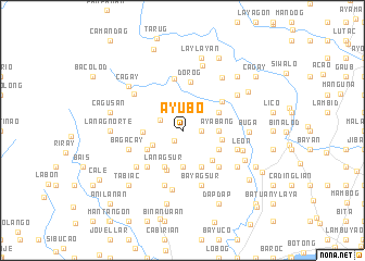 map of Ayubo