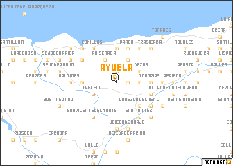 map of Ayuela