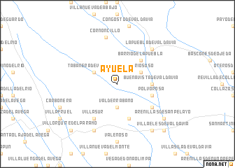 map of Ayuela