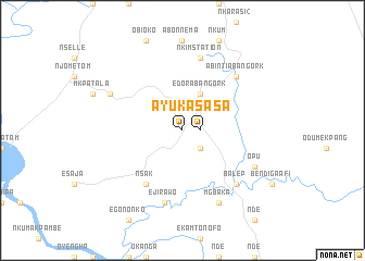 map of Ayukasa