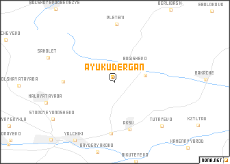 map of Ayu-Kudergan