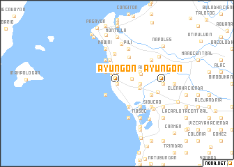 map of Ayuñgon