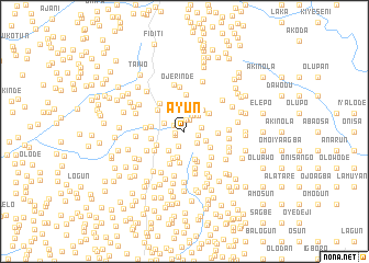 map of Ayun