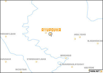 map of Ayupovka