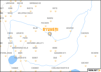 map of Āyuwēnī