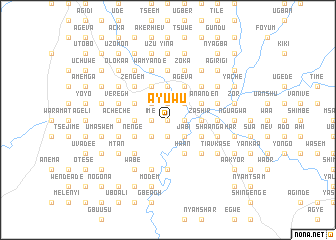 map of Ayuwu