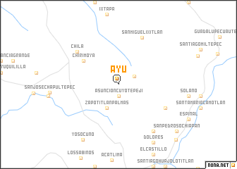 map of Ayú
