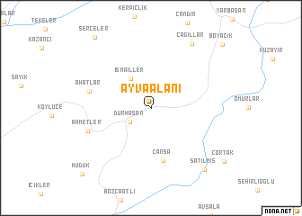 map of Ayvaalanı